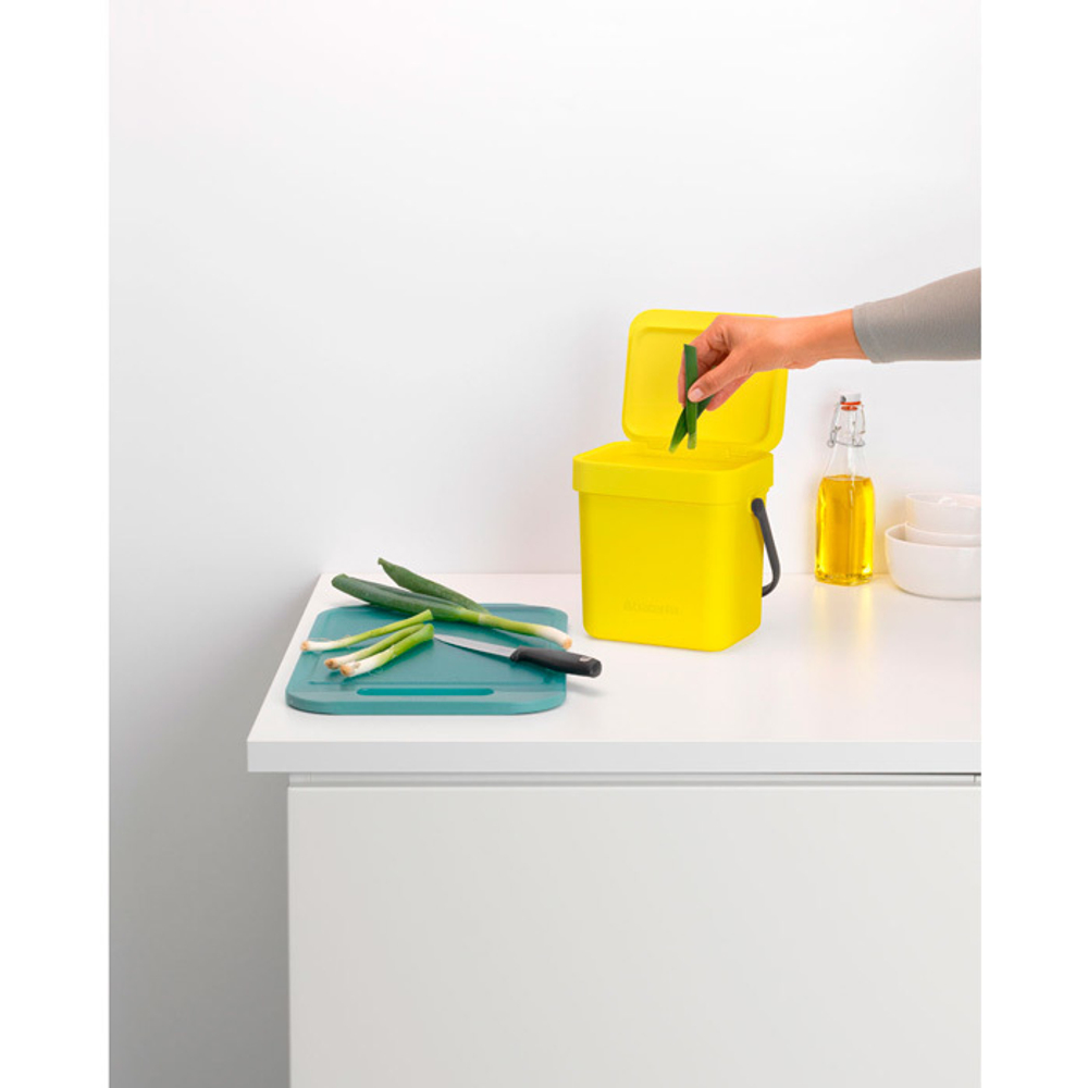 Ведро для мусора Sort&Go 3л Brabantia Желтое