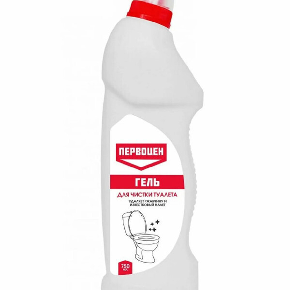 Гель для чистки туалета ПЕРВОЦЕН 750 мл