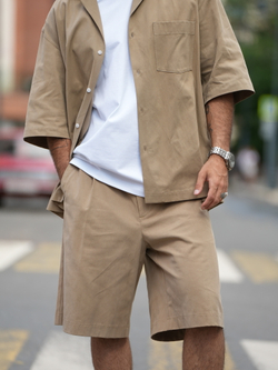 Шорты широкие | camel