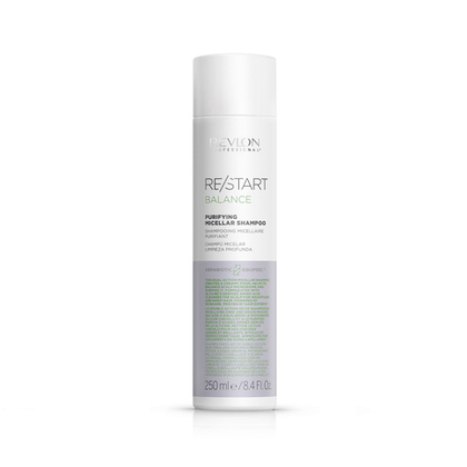 Мицеллярный шампунь для жирной кожи Revlon Professional Restart Balance Purifying Micellar Shampoo 250 мл