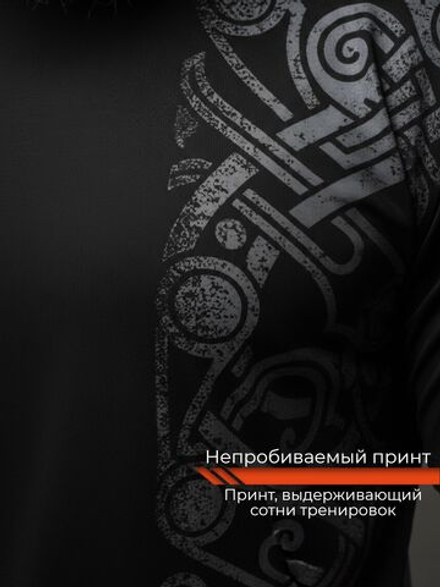 Футболка тренировочная мужская LEGENDA Варяги черная