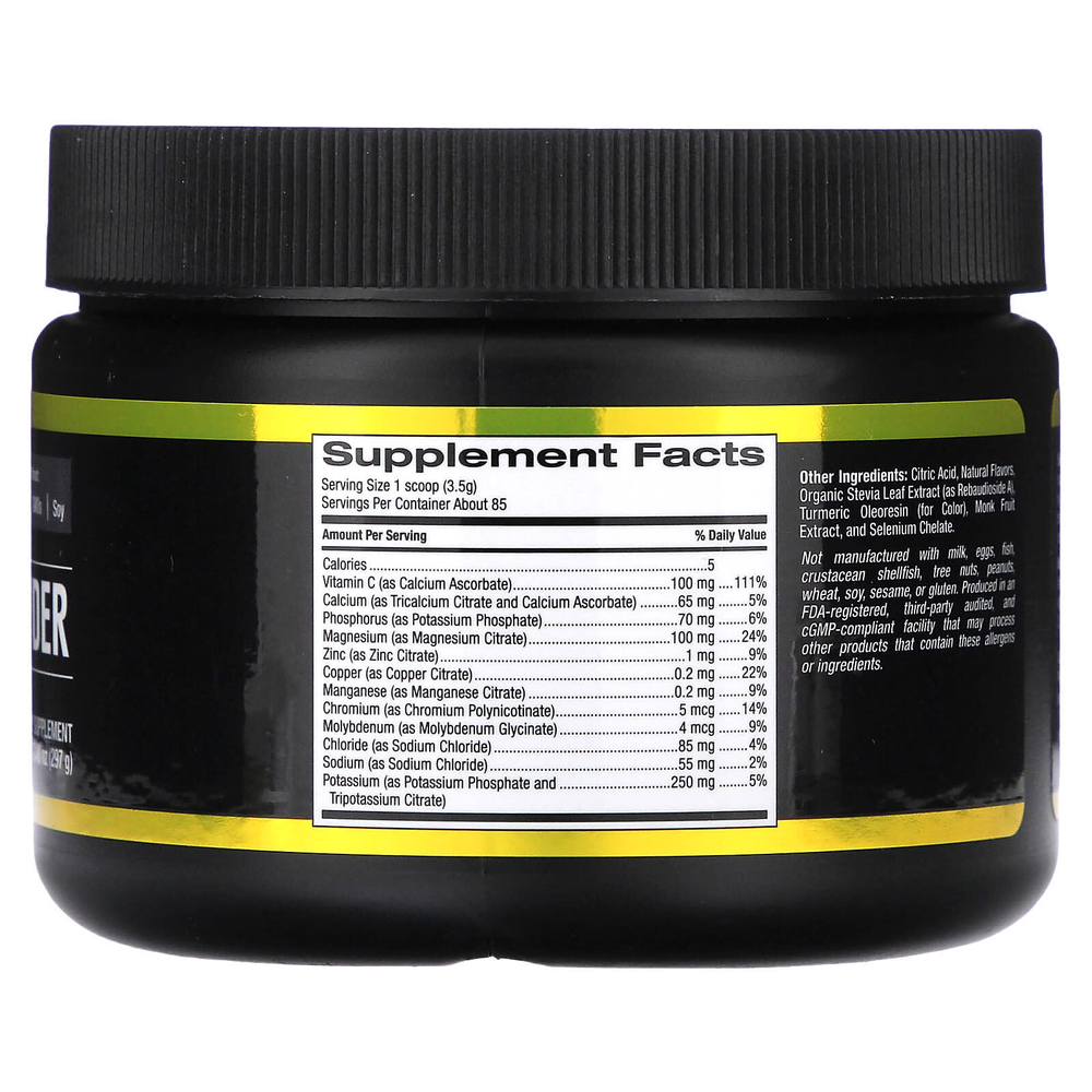 California Gold Nutrition, Sport, электролитный напиток в порошке, со вкусом натурального лимонада, 297 г (10,48 унции)
