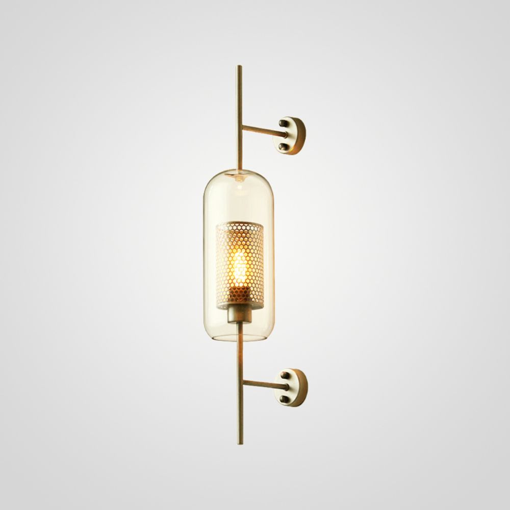 Настенный Светильник Catch Wall Cylinder L67 Brass By Imperiumloft
