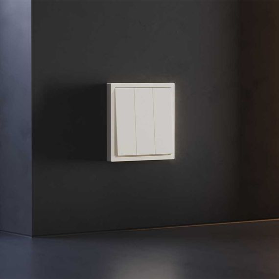 Клавиши для выключателя/переключателя трехклавишного, S70 (хлопок) Voltum VLS000513