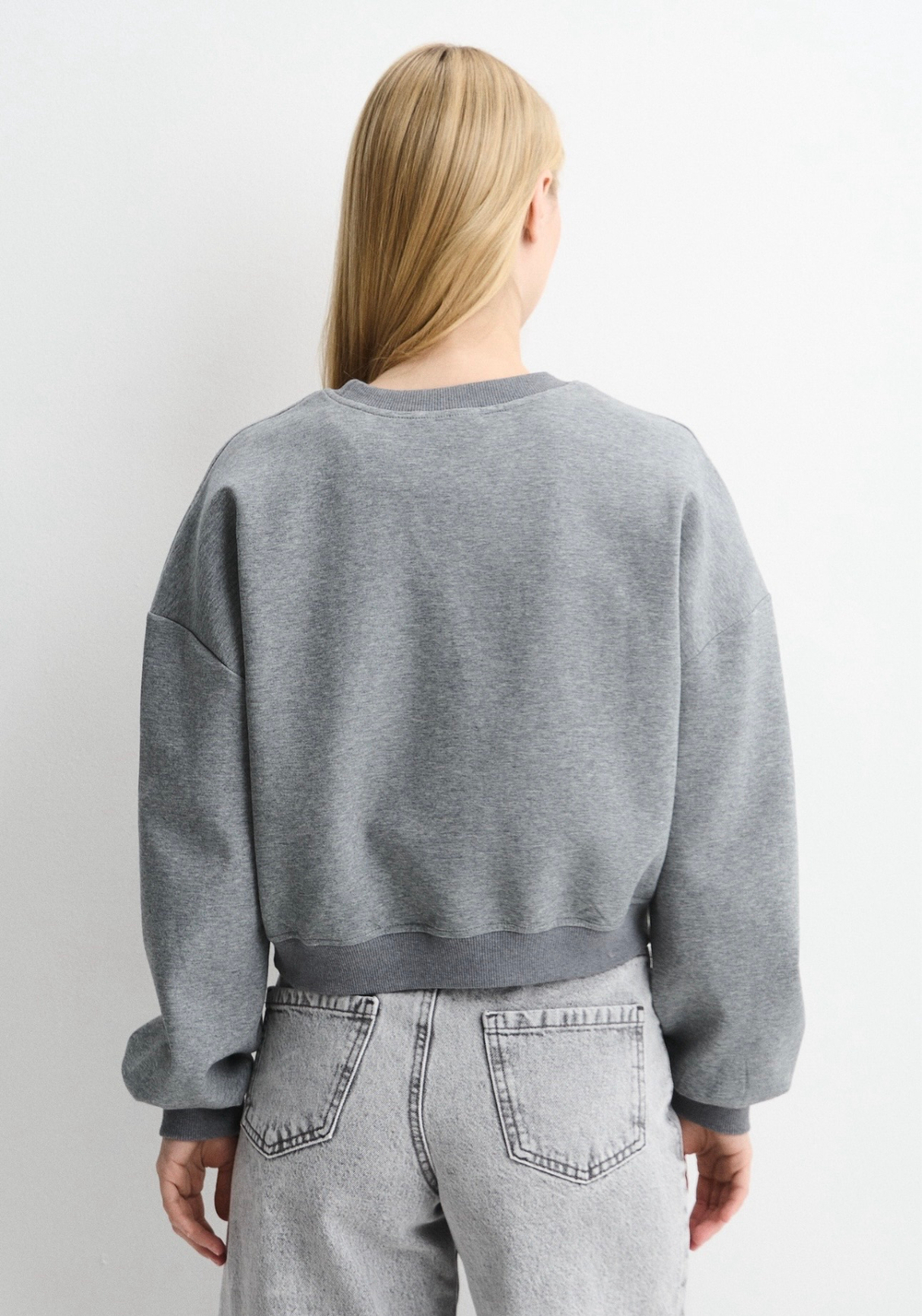 Свитшот Купидон серый