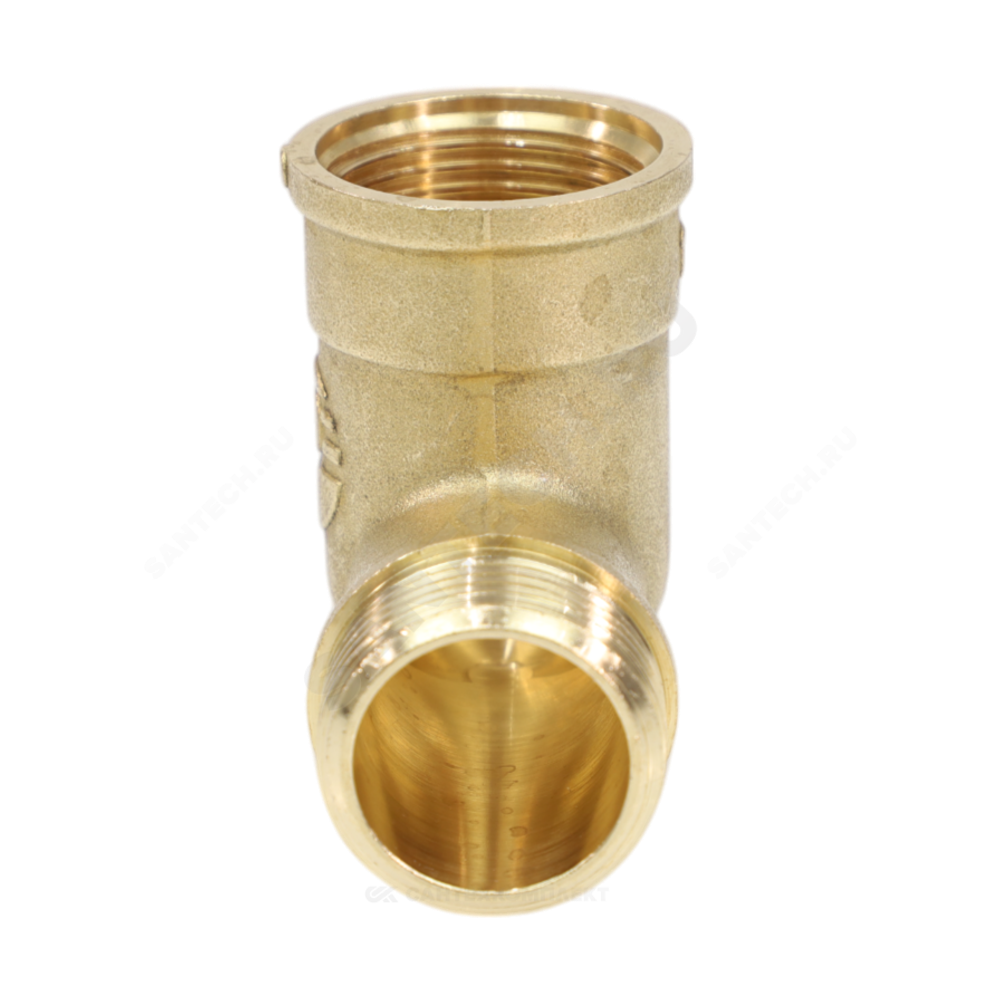 Угольник латунь переходной Ду 20 (3/4") ВР/НР VALFEX VF.092.L.034