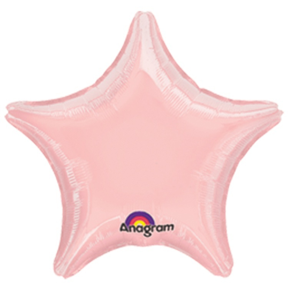 Фольгированная фигура, звезда, 19"/48СМ Пастель Pink