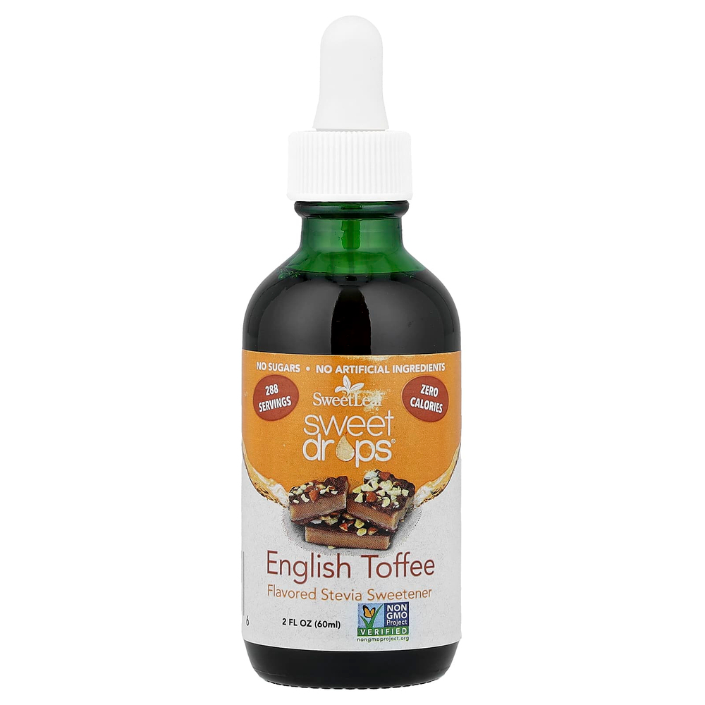 SweetLeaf Stevia, Sweet Drops®, английский ирис, 60 мл (2 жидк. унции)