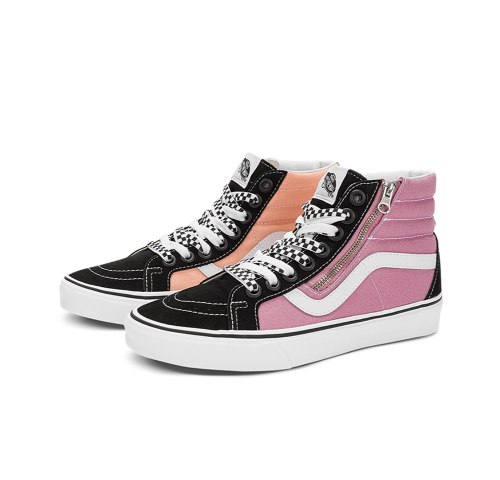 Кеды Vans SK8-HI Reissue Side Zip 'PINK ' VN0007NZPCA