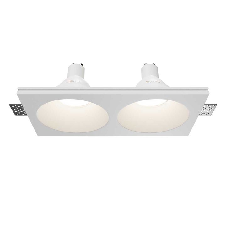 Встраиваемый светильник Maytoni Technical Downlight Gyps Modern DL129-GU10-02-W