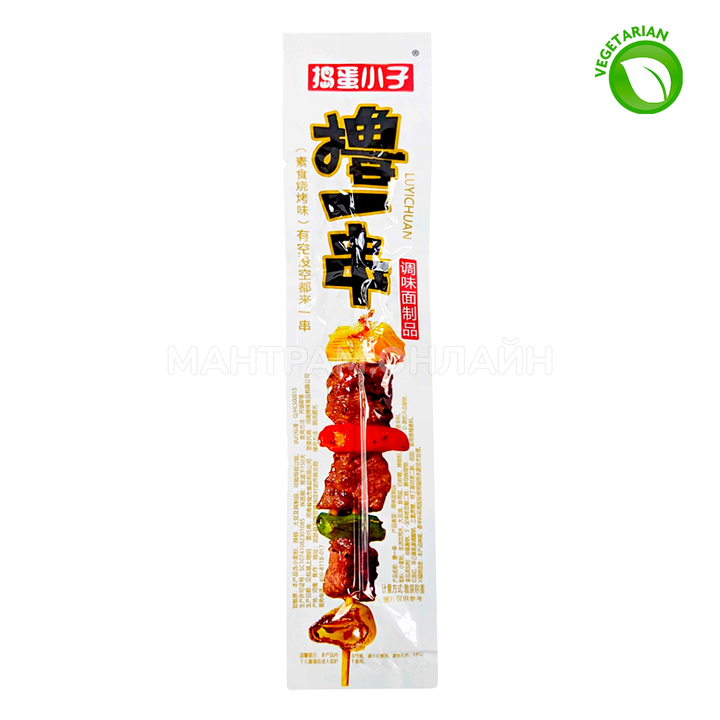 Снек шашлычок Luyichuan острый вегетарианский 15 г