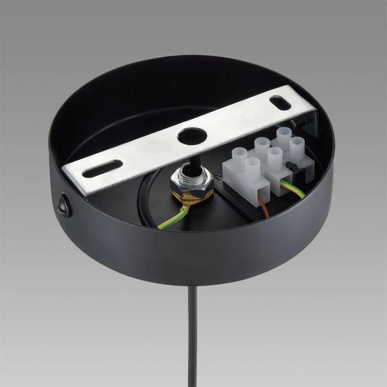 8101/1A COMFI LN26 407 черный/бронза металл/стекло Подвес Е14 1*40W 220V ISHA