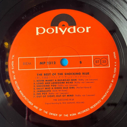 Винтажная виниловая пластинка LP The Best Of Shocking Blue (Japan 1973) (Obi) Venus