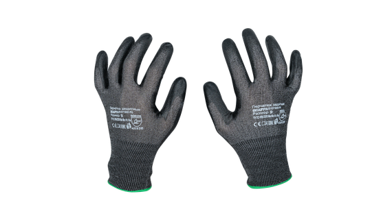 Перчатки для защиты от порезов РУБЕЖ ПУ ТАЧ В SCAFFA DY1850-PU