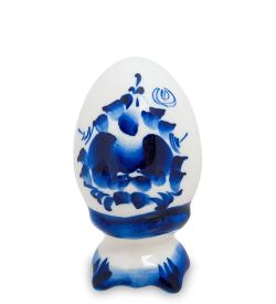 ГЛ- 243 Фигурка «Пасхальное-Яйцо» бол. (Гжельский фарфор)