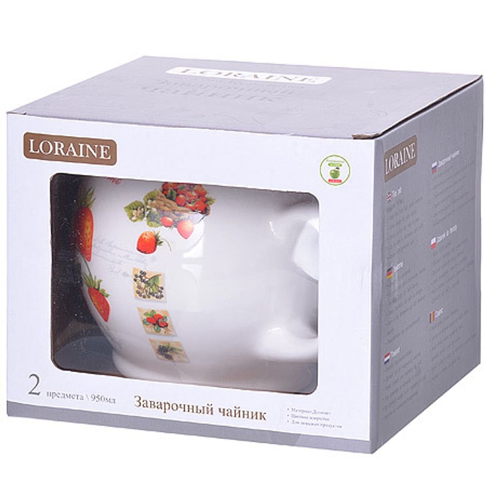 Заварочный чайник Loraine 30317 950 мл