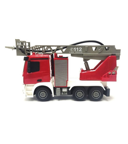 Радиоуправляемая пожарная машина Double Eagle Mercedes-Benz ANTOS 1/26 2.4G брызгает водой RTR