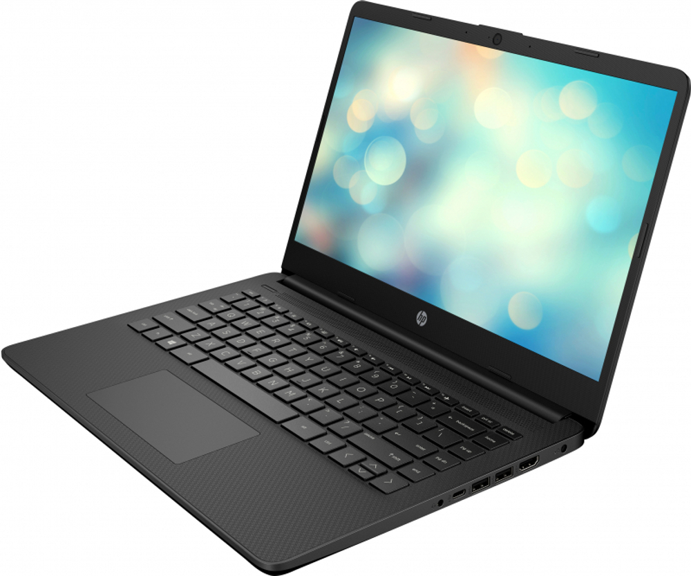 Ноутбук HP 14s-fq0025ur Ryzen 3 3250U/ 8Gb/ SSD 256Gb/ AMD Radeon Graphics /14 FHD IPS/ BT Cam/  Free DOS/ Черный / 22P63EA