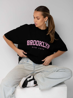 Футболка оверсайз с принтом Brooklyn