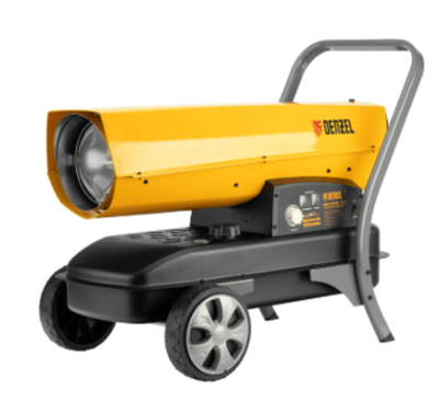 Дизельная тепловая пушка DHG-45i, 45 кВт, 1000 м3/ч, прямой нагрев, электронный термостат Denzel