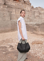 Сумка Polene Cyme EDITION TEXTURED BLACK