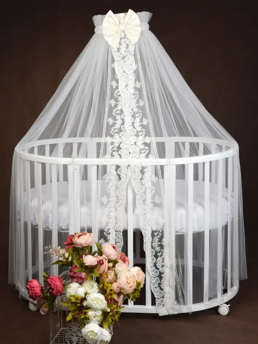 Балдахин с кружевом "Версаль"