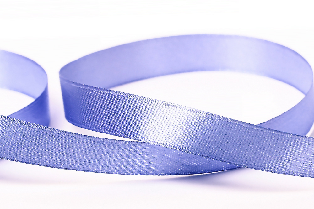 Лента атласная 12 мм "Gamma" №053 серо-сиреневый