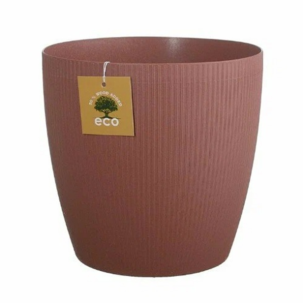 Горшок для цветов "Магнолия Эко" 5,3л гранит (с дренажной вставкой)