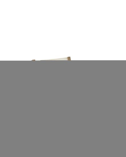 Складной стул Vilara для улицы из акации и ткани белого цвета