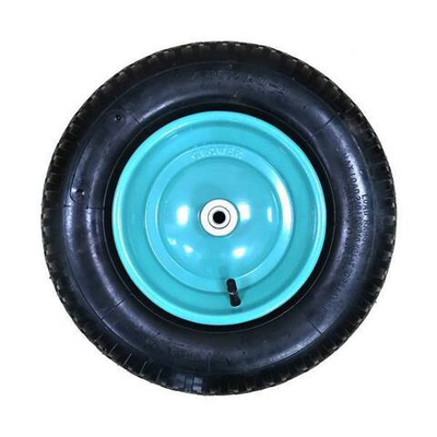 Колесо д/тачки резина 4.80/4.00-8 GROWER PR16" /втулка 12*95/ RAL6033/сварное