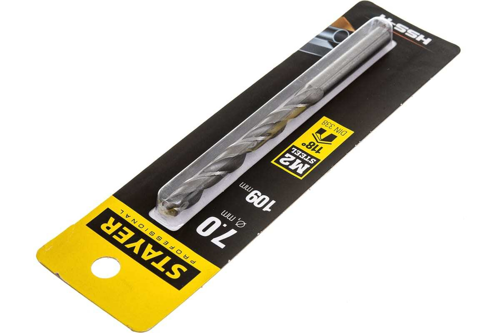 Сверло Professional по металлу HSS-R (7х69х109 мм; М2; DIN 338) Stayer 29602-7
