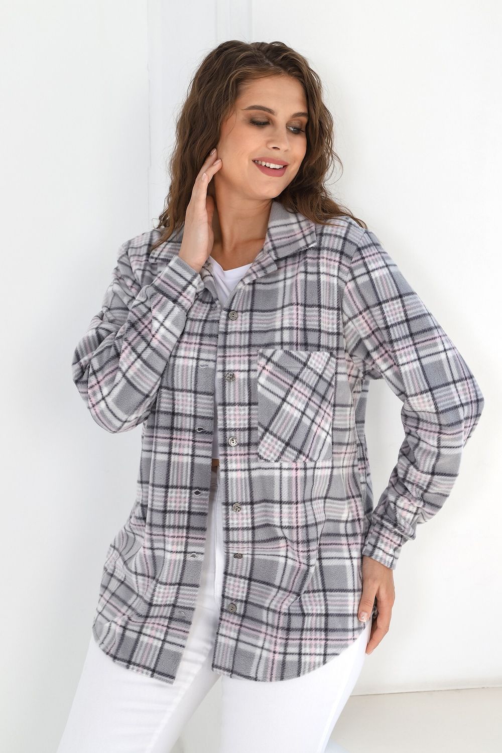 Рубашка Аркадия-1 Виотекс СЕРЫЙ