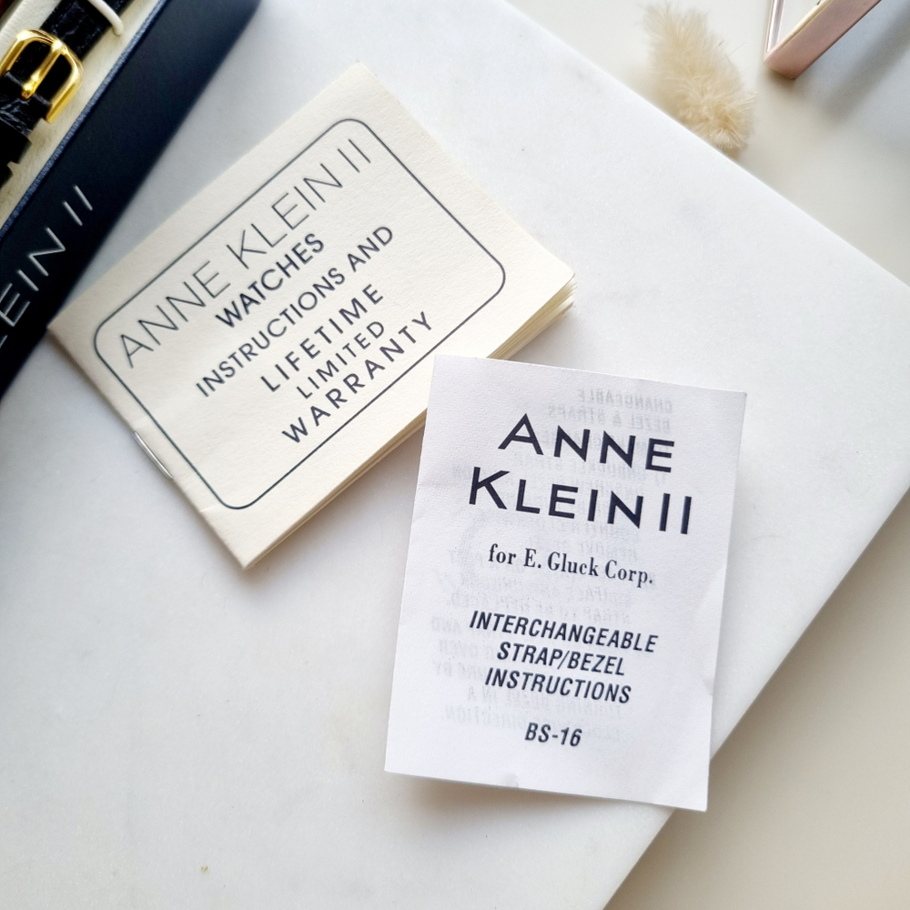 Часы Anne Klein со сменными безелями и ремнями