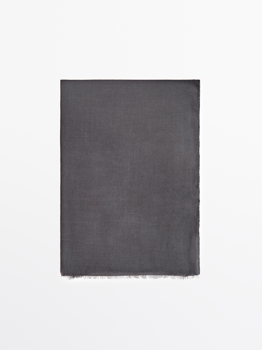 Massimo Dutti Шарф из 100% шерсти, серый