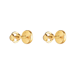 серьги (пара) с дымчатым кварцем