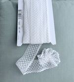 Кружево натуральное однотонное 100% хлопок ш-5см Греция