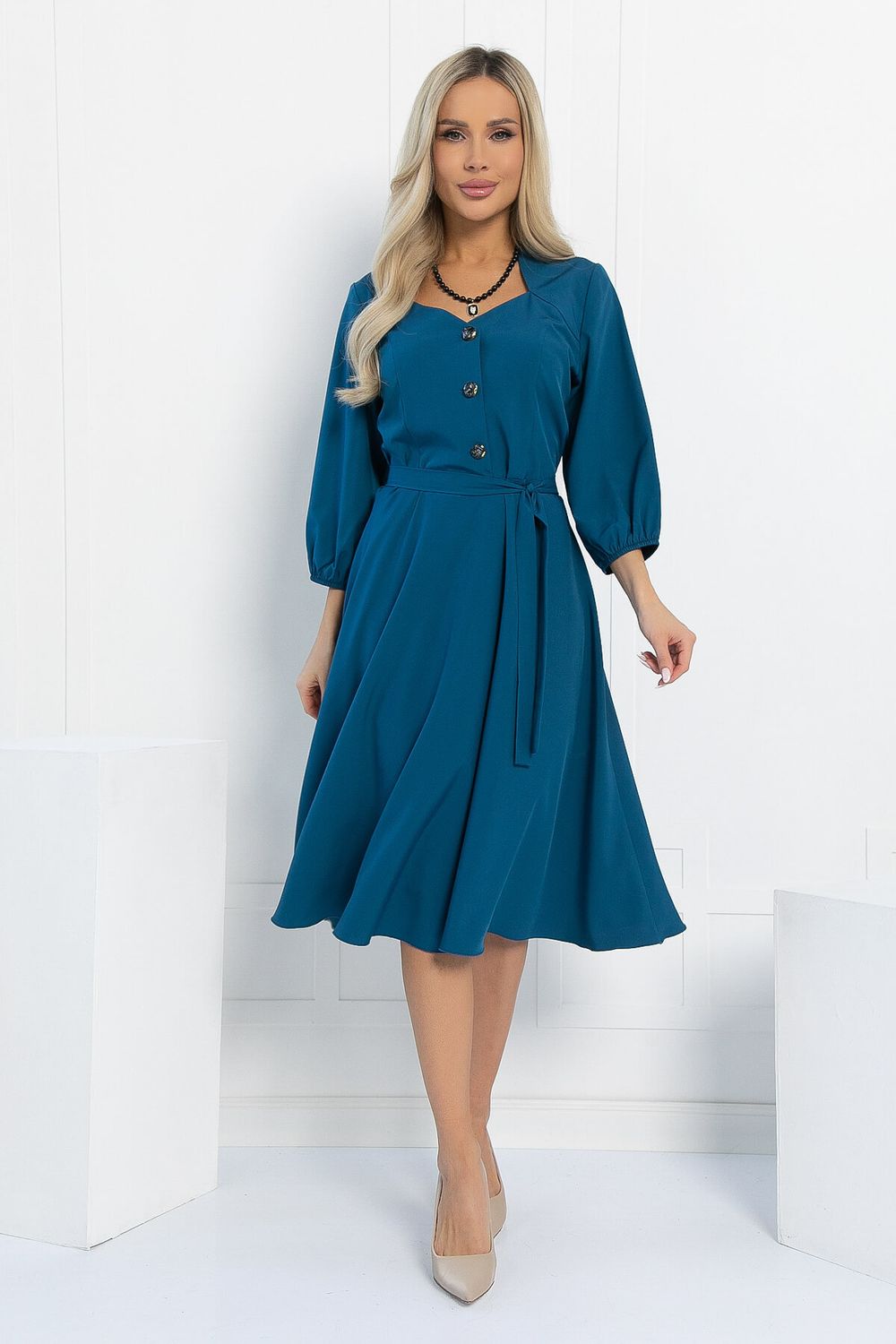 Платье Виктория (морская волна) П13040-3М LT Collection