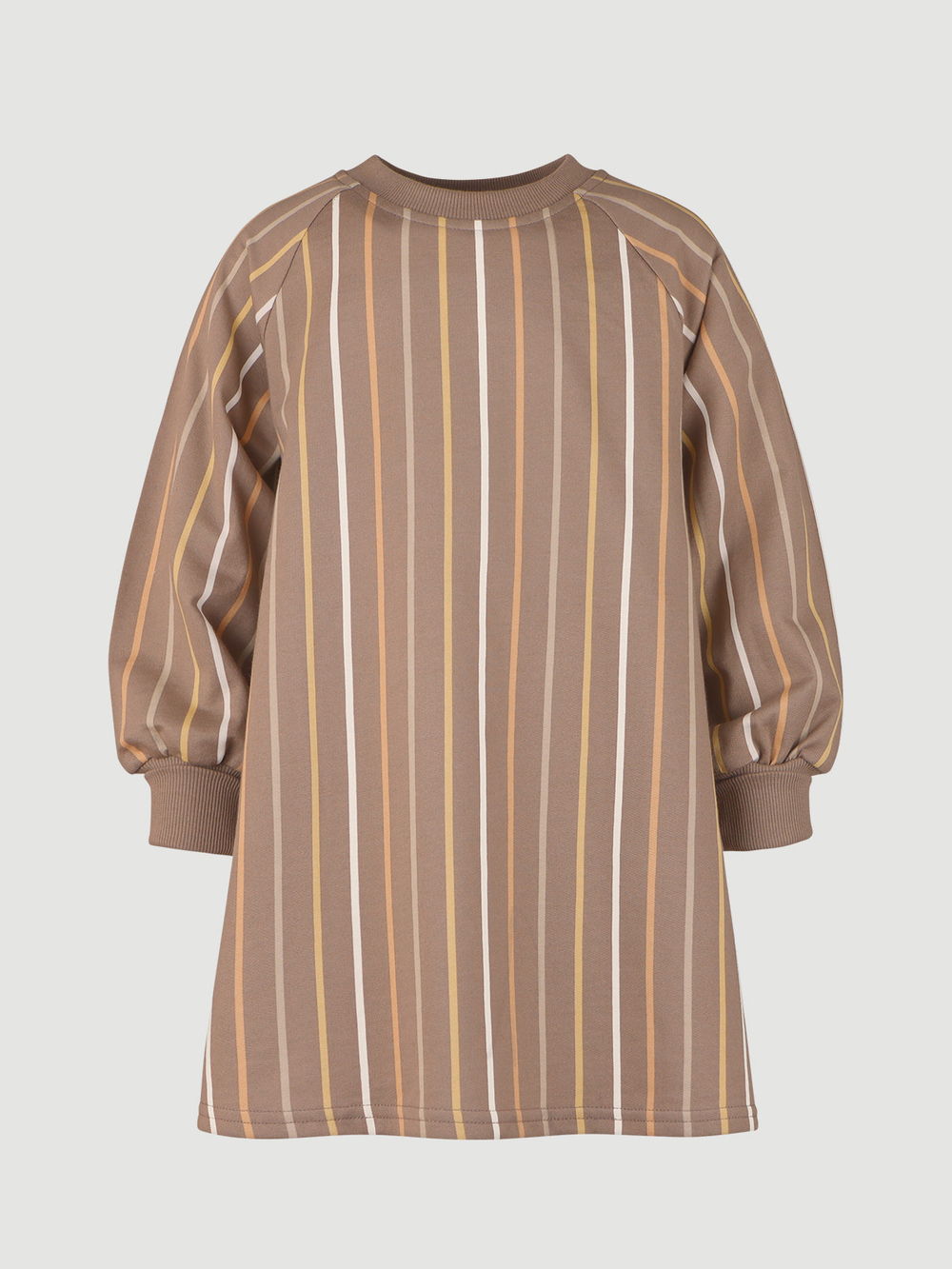 Платье на манжетах Mjölk Cocoa Stripes