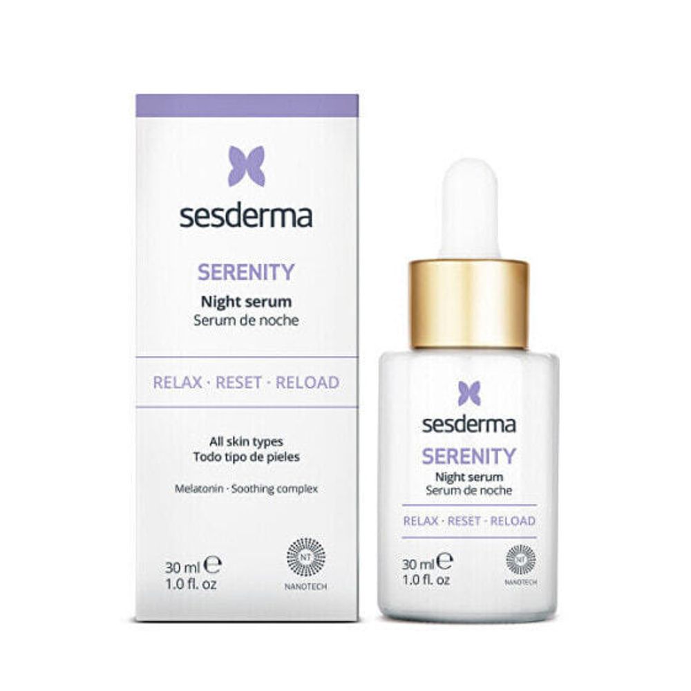 Сыворотки, ампулы и масла Sesderma Serenity Liposomal Serum Липосомальная ночная сыворотка