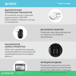 Мышь A4Tech Fstyler черный (FM12S)