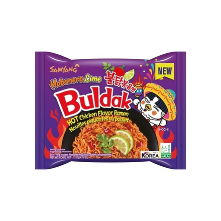Лапша б/п Samyang Hot Chicken Flavor Ramen Habanero Lime