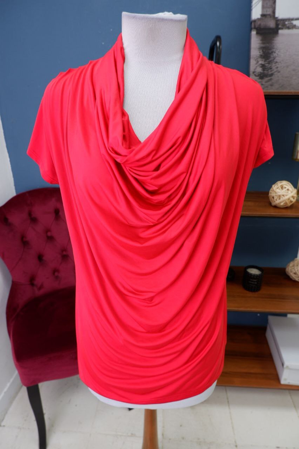 Блузка с коротким рукавом 50 размер