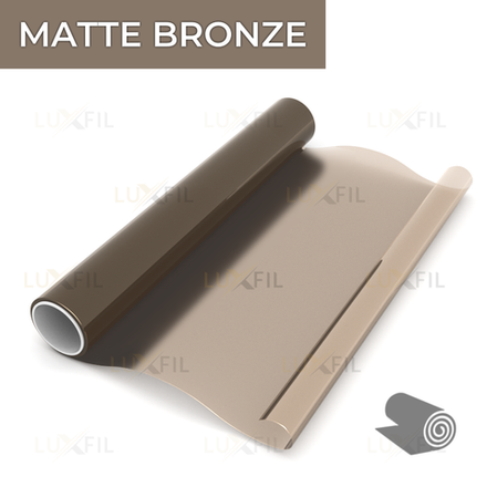 Пленка для окон декоративная MATTE BRONZE LUXFIL, 1,524x30м. (рулон)