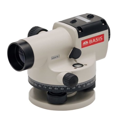 Оптический нивелир ADA Basis + рейка нивелирная STAFF 3 + штатив алюминиевый Light A00117_K1