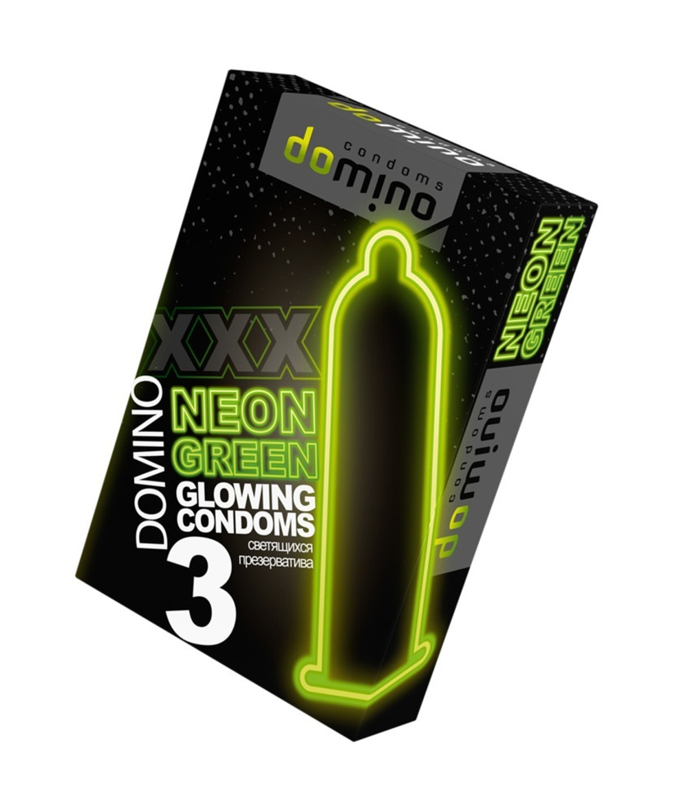 Презервативы Luxe Domino Neon светящиеся 3 шт