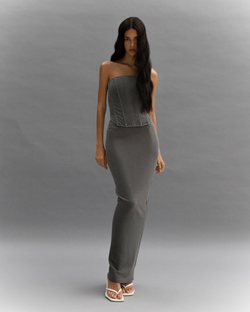 Корсетный топ из футера