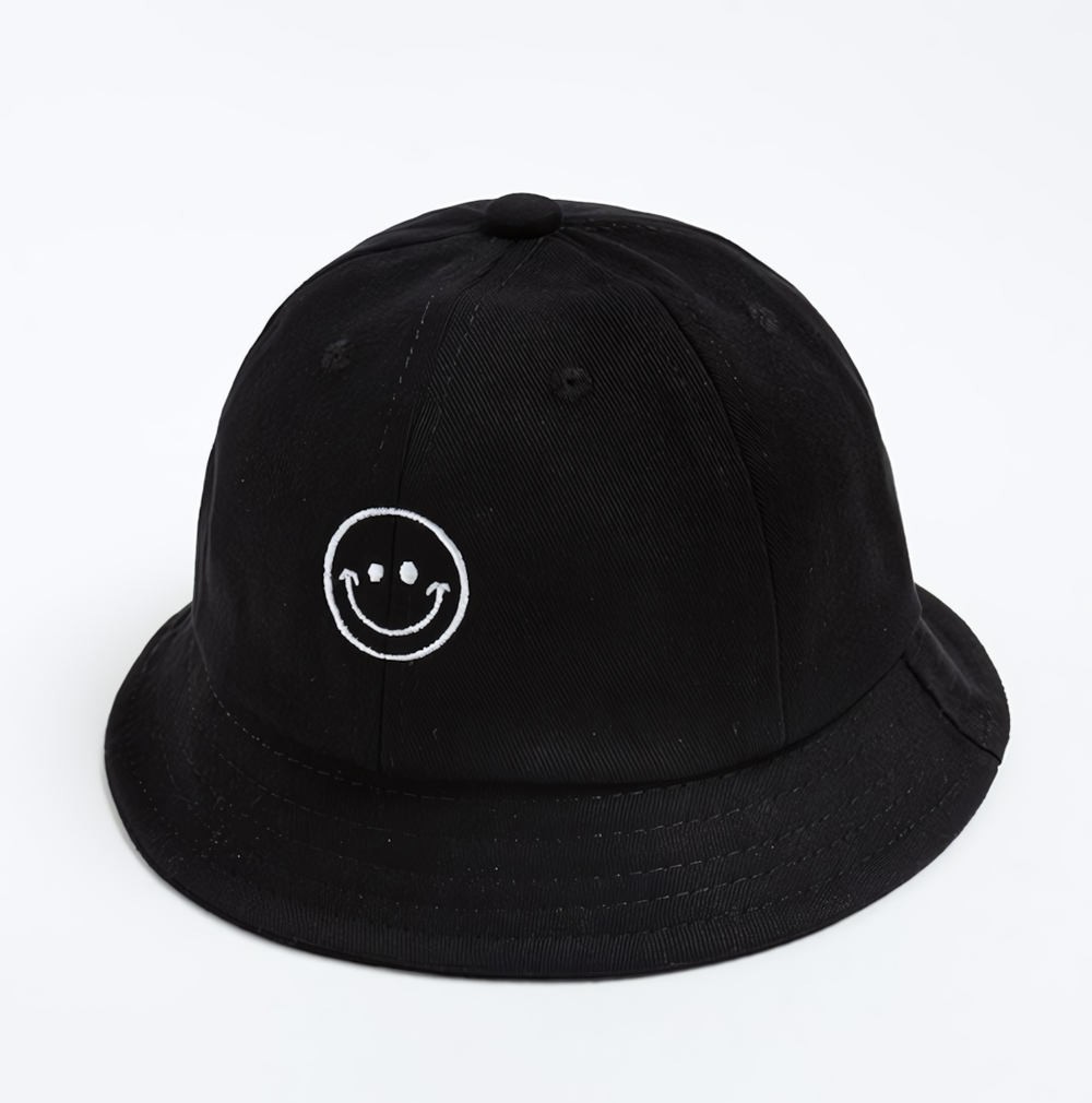 Панама детская "Смайл", цв. чёрный, р. 48/ 7360943 MINAKU