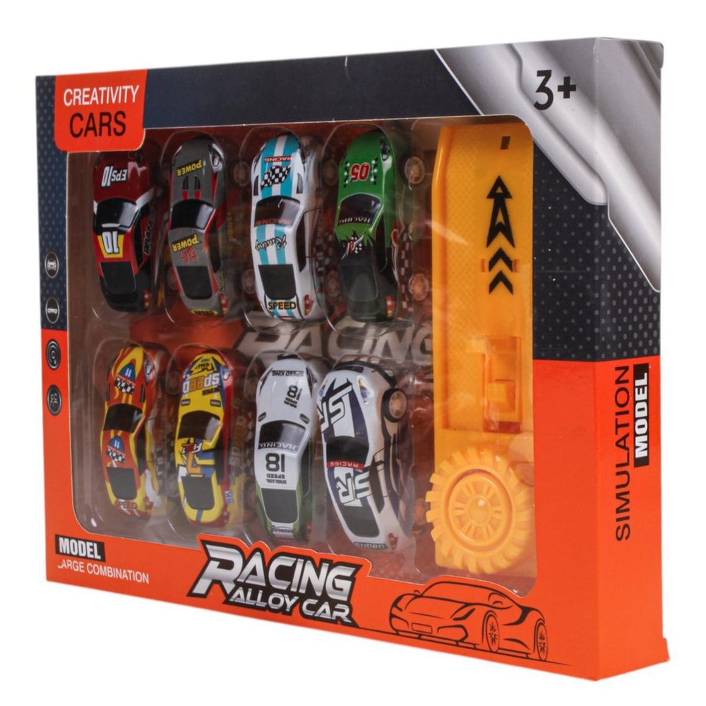 Набор машин 8шт, коробка 598-689