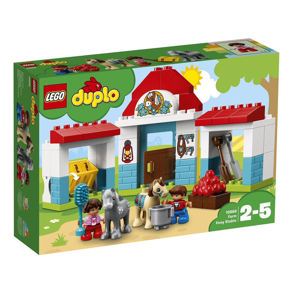 LEGO Duplo: Конюшня на ферме 10868 — Farm Pony Stable — Лего Дупло