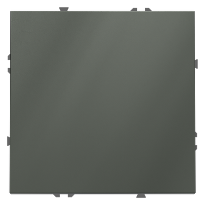 Проходной переключатель встраиваемый VOLTUM S70 одноклавишный 10А, (титан)